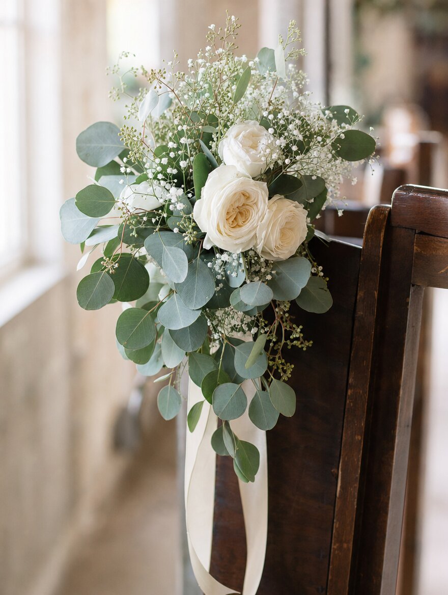 Aisle & Pew Florals — 通道座椅花藝