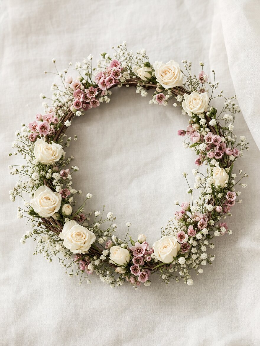 Flower Girl Halo — 花女花環